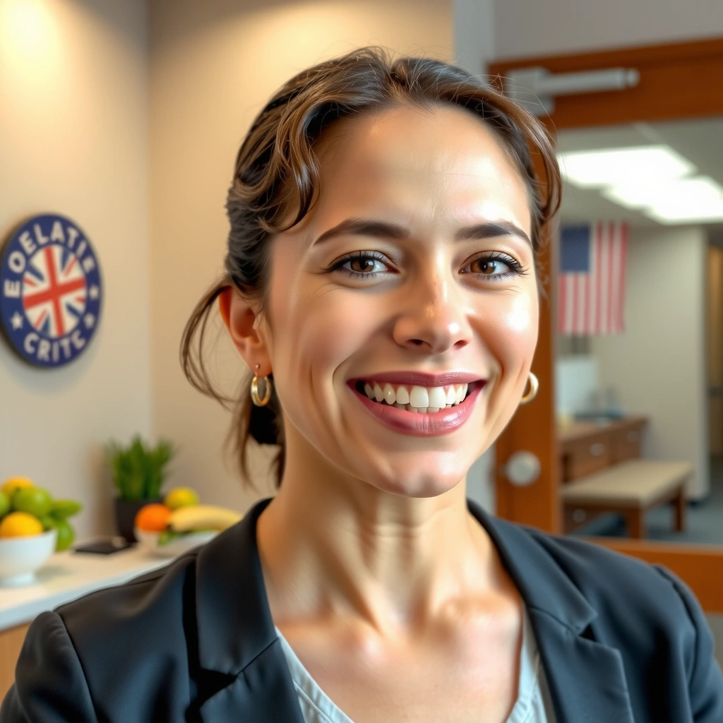 Retrato de la Dra. Elena Ruiz, dietista pediátrica