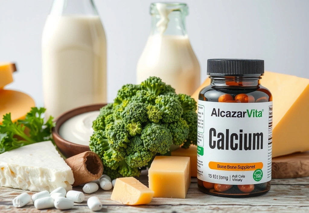 Alimentos ricos en Calcio y suplemento de Alcazarvitacv