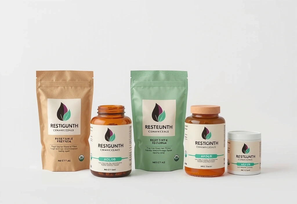 Envases de productos Alcazarvitacv ecológicos